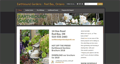 Desktop Screenshot of earthboundgardens.com