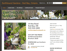 Tablet Screenshot of earthboundgardens.com